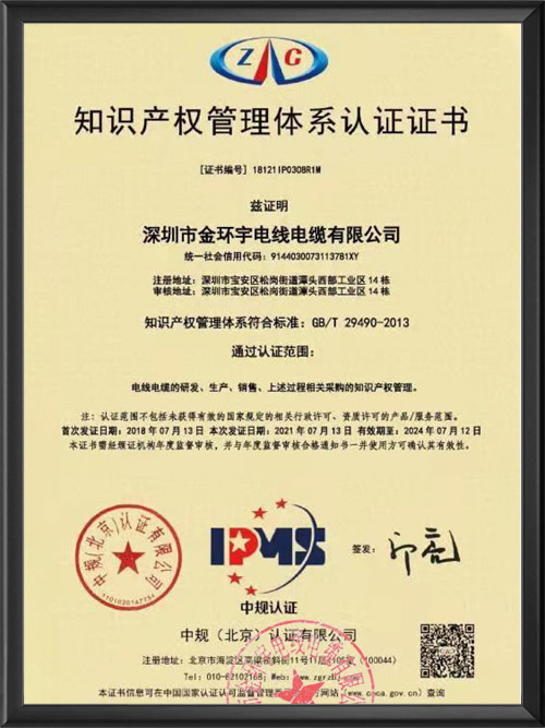 知识产权管理体系认证...